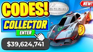 ️New️ ALL WORKING COLLECTOR UPDATE CODES For Car Dealership Tycoon - Roblox Car Dealership Tycoon