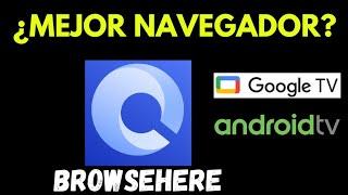 COMO INSTALAR NAVEGADOR en SMART TV ANDROID TV BROWSEHERE