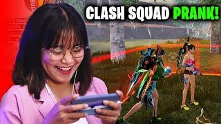 Random Teammate TROLLED me in Clash Squad Noob Prank! Garena Free Fire