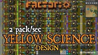 FACTORIO 0.17 | Designing 2 pack/sec Yellow Science - Episode 29