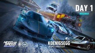 Need For Speed: No Limits | 2024 Koenigsegg Jesko Absolut (Winter Pursuit - Day 1 | Hideaway)