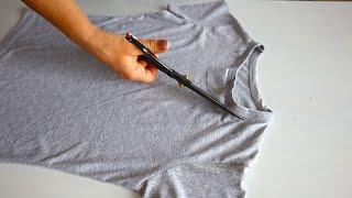 How to turn the cheapest t-shirt into a designer item