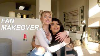 DOING MY BIGGEST FAN'S MAKEUP | Loren Gray