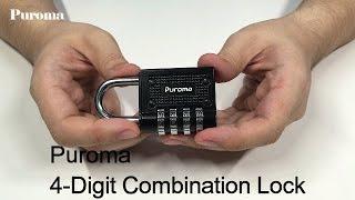 User Guide - How to Set and Reset Puroma 4 Digit Combination Lock - Official Ver.