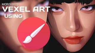 VEXEL ART WORKFLOW (INFINITE PAINTER)