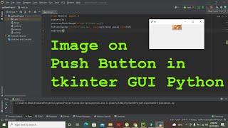 how to put an image on push button in python gui | insert image on push button in tkinter gui python