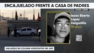 Dejan joven encajuelado en casa de padres