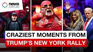 Donald Trump’s New York rally’s wildest moments