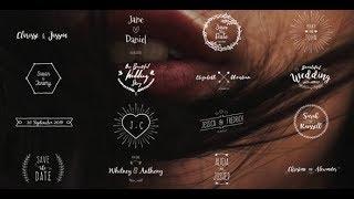 Wedding Titles (After Effects Template)