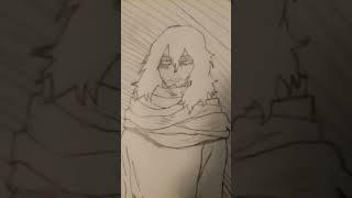 Aizawa drawing *Should I color it?* Explanation* My phone charging port broke and my phone is at 28%
