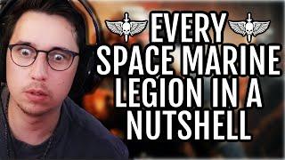 Every Single Warhammer Space Marine Legion in a Nutshell | DeeBeeGeek Reacts