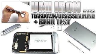 UMI IRON (Teardown & Bend Test + Battery Check!) MTK6753 SoC, 5.5" Full HD,