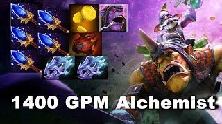 Wagamama 1400 GPM Alchemist Insane 6.84 Dota 2