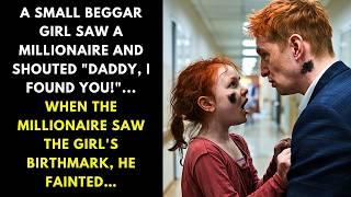 A SMALL BEGGAR GIRL SAW A MILLIONAIRE AND SHOUTED "DADDY, I FOUND YOU!"...WHEN THE MILLIONAIRE...