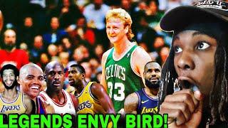 LARRY BIRD IS THEIR GOAT!? NBA LEGENDS tell how CRAZY GOOD Larry Bird Was | keydrik reacts