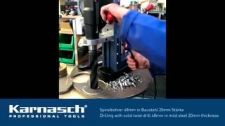 Karnasch Mag Drills Countersinking, Drilling and Annular Cutting   Cutwel TV