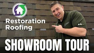 Restoration Roofing Showroom Tour