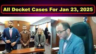 Judge Fleischer's Entire Docket From Jan 23rd, 2025  - Vikky's Court Watch