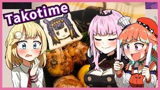 HoloMyth Reacts To The Yummy Ina In A Lunch Box 【Hololive EN】