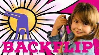 Easy Gymnastics Tutorial, Blooms Room, Backflip, Lexi Bloom #gymnastics #tutorial #kidsvideo