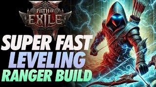 Path of Exile 2 Best Ranger Leveling Build ~GET TO MAPS IN 12 HOURS! SUPER FAST LIGTNING ARROW BUILD