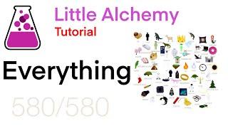 Making EVERYTHING In Little Alchemy Tutorial!!! - Full Walkthrough