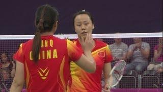 China v Japan - Women's Doubles Badminton Group D | London 2012 Olympics