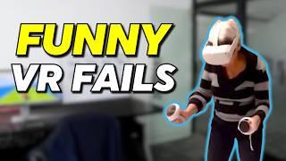 BEST VR Fails of All Time. Funny VR fail Compilation