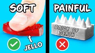 SOFTEST vs MOST PAINFUL Lego Bricks!