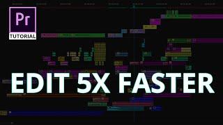 How to Edit Faster then EVER in Premiere Pro | Tutorial