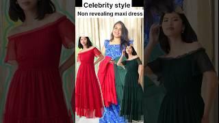 Georgette maxi dress in reasonable price l link in community post