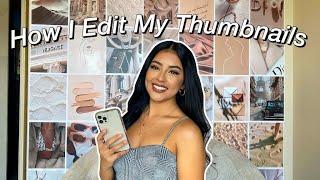 How I Edit My Thumbnails (on my iPhone) #howieditmythumbnail #thumbnailtutorial #thumbnail