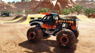 BeamNG Drive & Monster Jam Steel Titans Monster Truck High-Speed Jumps & Monster Jam Freestyle #1