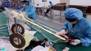 A tour of a LED strip light factory