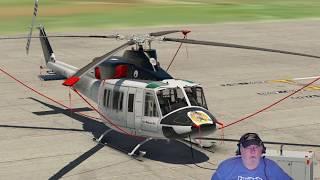 X-Plane 11.50b1 FSE Flt, Bell412, Vulkan