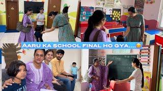 Aaru ka new school me admission ho gya…️|| #snappygirls #therott #vlogs