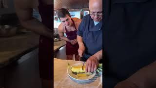 @itsQCP  tries to make Pineapple Pizza In Italy!!