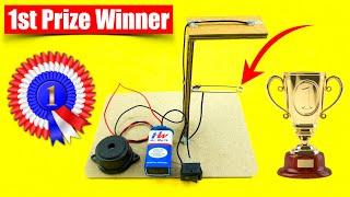 How To Make Earthquake Alarm Working Model Science Project |  Award Winning Science Project