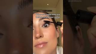 Curled lashes all day  #makeup #lashcurler #mascara #lashes #lashhack