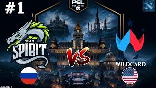 В КАКОЙ ФОРМЕ СПИРИТ ПОСЛЕ ОТДЫХА? | Spirit vs Wildcard #1 (BO3) PGL Wallachia S5