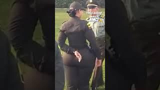 Thick female police officer, what department is this? #shorts #bbw #pawg #bestshorts2023 #bestshorts