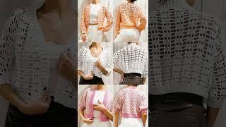 🩷TUTORIALES - CHAQUETAS O CARDIGANS A CROCHET #trending #fashion #crochet #handmade