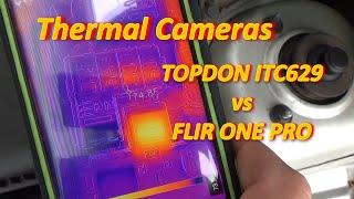 Thermal Cameras: TOPDON ITC629 vs FLIR ONE PRO