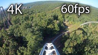 Powder Keg front seat on-ride 4K POV @60fps Silver Dollar City