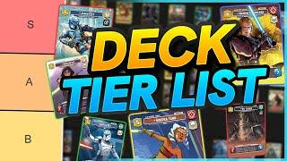 POST BAN Set 3 DECK META TIER LIST! | Star Wars Unlimited