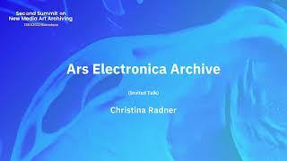 ISEA2022 SNMAA Christina Radner — Ars Electronica Archive