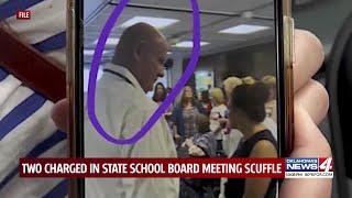 2 charged in confrontation at Oklahoma State School Board meeting