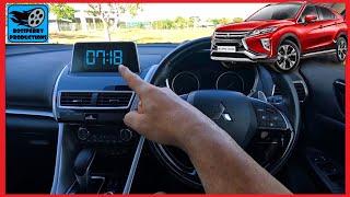 How to Change the Time & Date on a Mitsubishi Eclipse Cross Clock Tutorial (2017 on)