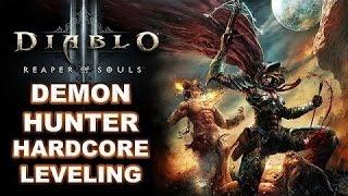 D3 RoS: DEMON HUNTER Hardcore Season Leveling Guide - Skills To Use & Other Tips!