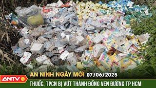 Khẩn trương điều tra vụ thực phẩm chức năng bị đổ trộm la liệt ở TP.HCM | An ninh ngày mới ngày 7/6